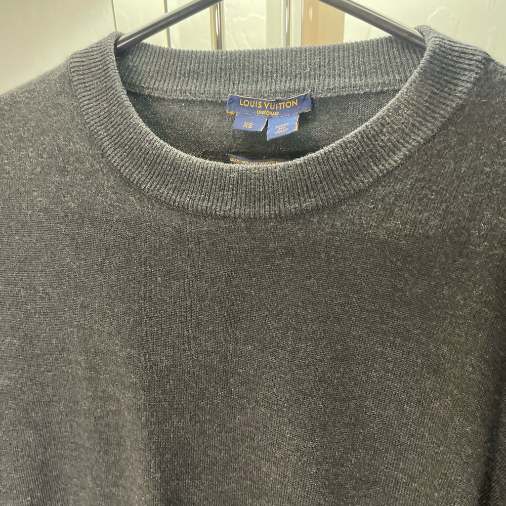 Louis Vuitton Charcoal Crewneck Sweater